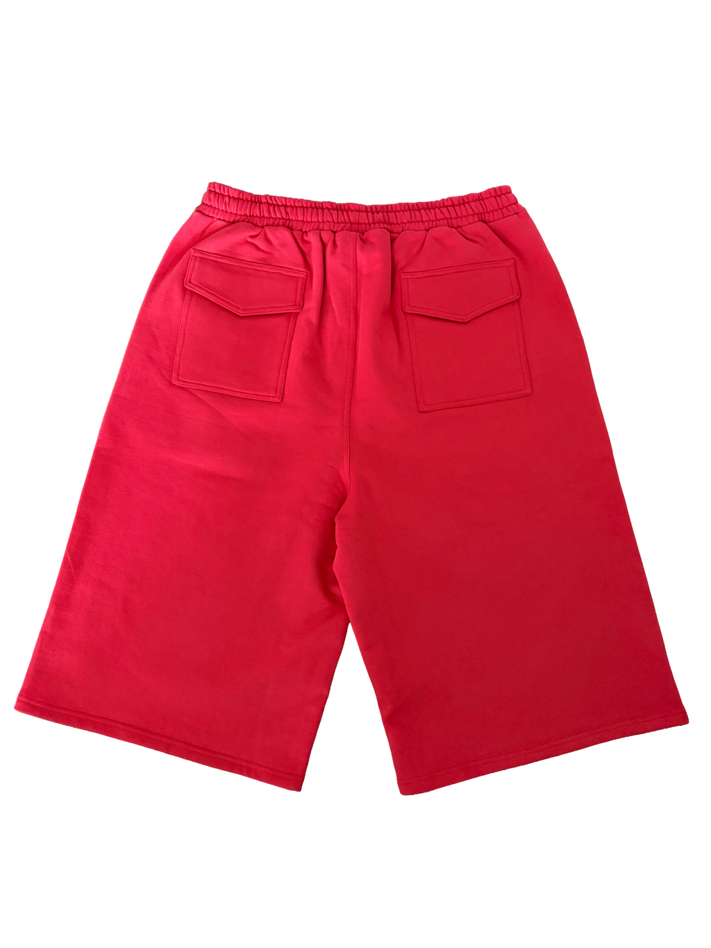 Caleb's Red Long Sweat Shorts